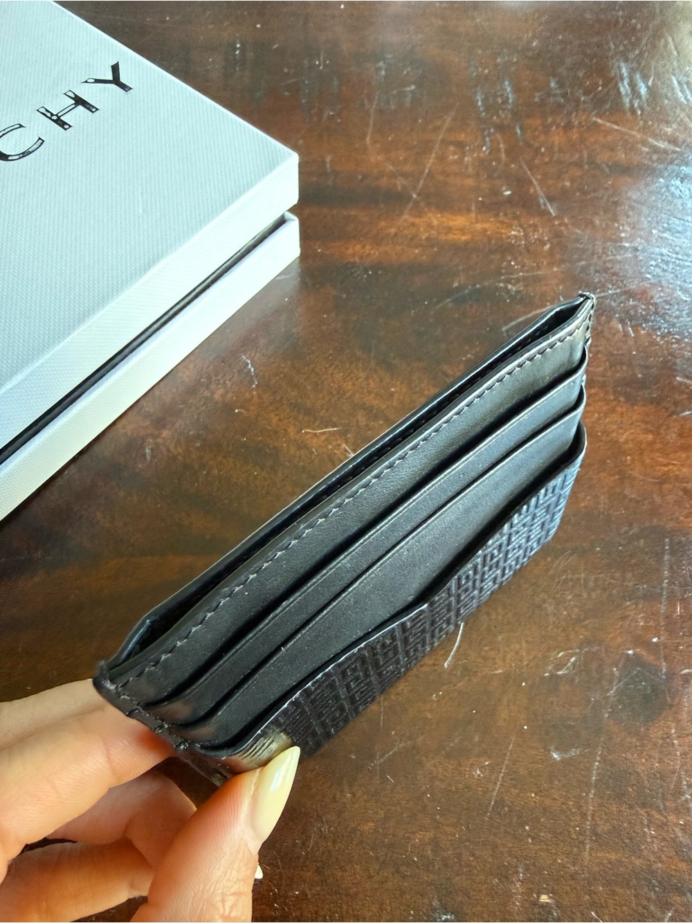 Givenchy Black Leather Cardholder - Picture 4 of 7